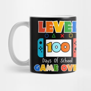 100 Days of school Game Over Boys Unlocked Gamer Video Games Mug